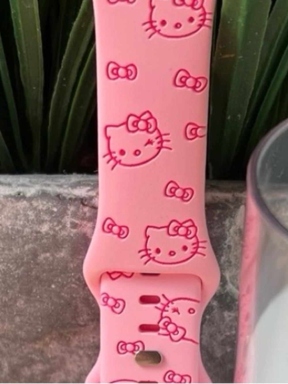 Pink Hello Kitty Smart Watch BAND, Compatible with Apple S10/9/8/7/6, ~NEW~ - Picture 4 of 7